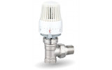 V&G 403C Termostatický ventil radiatorový rohový 1/2" PN10, Tmax 110°C s termostatickou hlavicou - SET